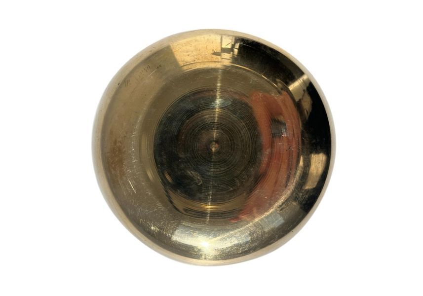 Тибетська співоча чаша з рельєфним штампуванням Ганеш 12 см rao400SbGstG12 фото