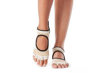 Носки для йоги ToeSox Half Toe Bellarina Grip Offset S (36-38.5) 841090179777 фото