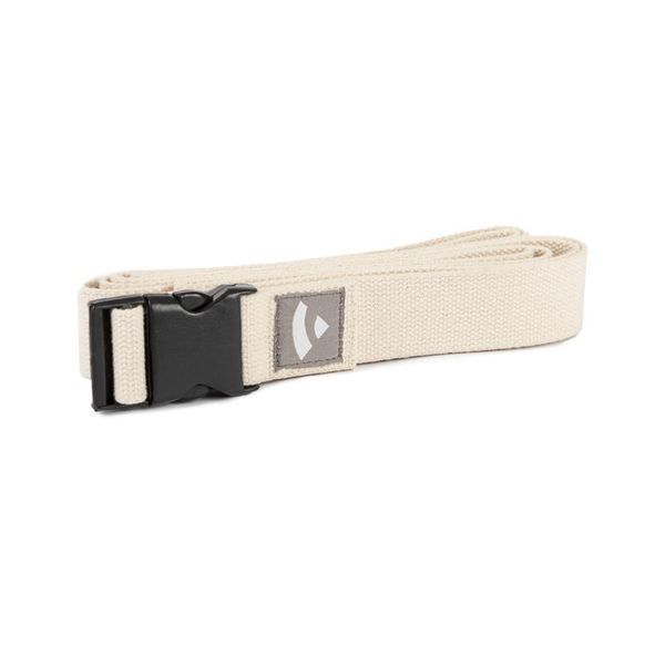 Ремінь для йоги Asana Belt XL Bodhi з кліпсовою застібкою 300&times;3.8 см екрю 912KN фото