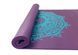 Коврик для йоги Bodhi Leela Mandala баклажан &mdash; бирюзовая мандала 183x60x0.45 см 896ma фото 9