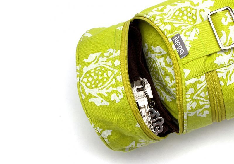Сумка-чехол для йоги Asana Bag Cotton Maharaja Collection Bodhi 60 см лайм 541LO фото