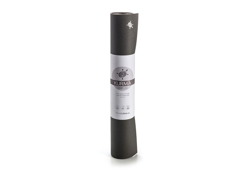 Килимок для йоги Kurma Lite Grip антрацитовий 200х66х0.42 см kgl66197-200 фото