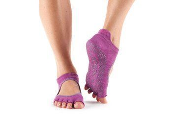 Носки для йоги ToeSox Half Toe Bellarina Grip Mulberry Batik M (39-42.5) 22470 фото