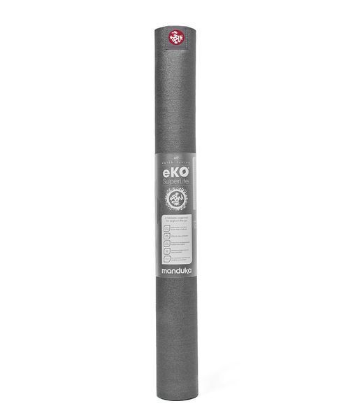Килимок для йоги Manduka eKO SuperLite Mat Charcoal 180x61x0.15 см 136011077 фото