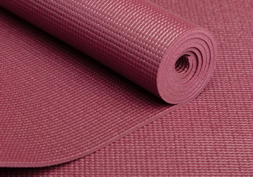 Килимок для йоги Bodhi Asana mat 183x60x0.45 см Red Plum 996RPL фото