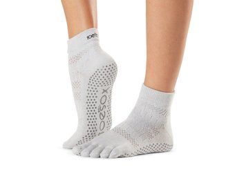 Носки для йоги ToeSox Full Toe Ankle Grip Ciao S (36-38.5) 841090153289 фото