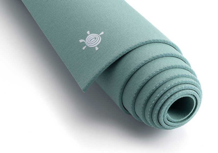 Килимок для йоги Kurma Lite Grip Glacier Bay 200х66х0.42 см блакитний kgl66342-200 фото