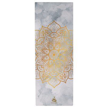 Тонкий замшевий килимок для йоги Sitara Travel Golden Mandala RAO 183&times;68&times;0.1 см rao111STGM фото