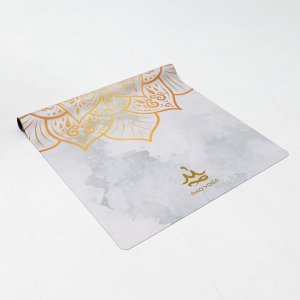 Тонкий замшевий килимок для йоги Sitara Travel Golden Mandala RAO 183&times;68&times;0.1 см rao111STGM фото