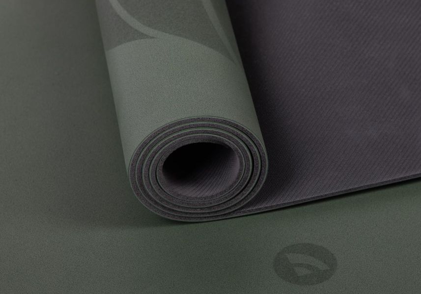 Йога-мат Bodhi Phoenix XL Bodhi Leaves Forest Green матовий 200x66x0.4 см 630DGLL фото