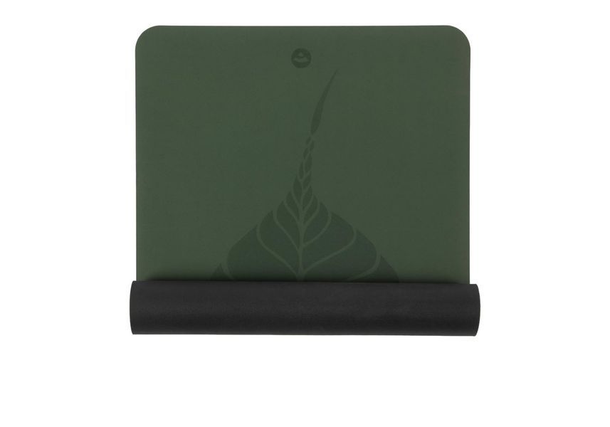 Йога-мат Bodhi Phoenix XL Bodhi Leaves Forest Green матовий 200x66x0.4 см 630DGLL фото