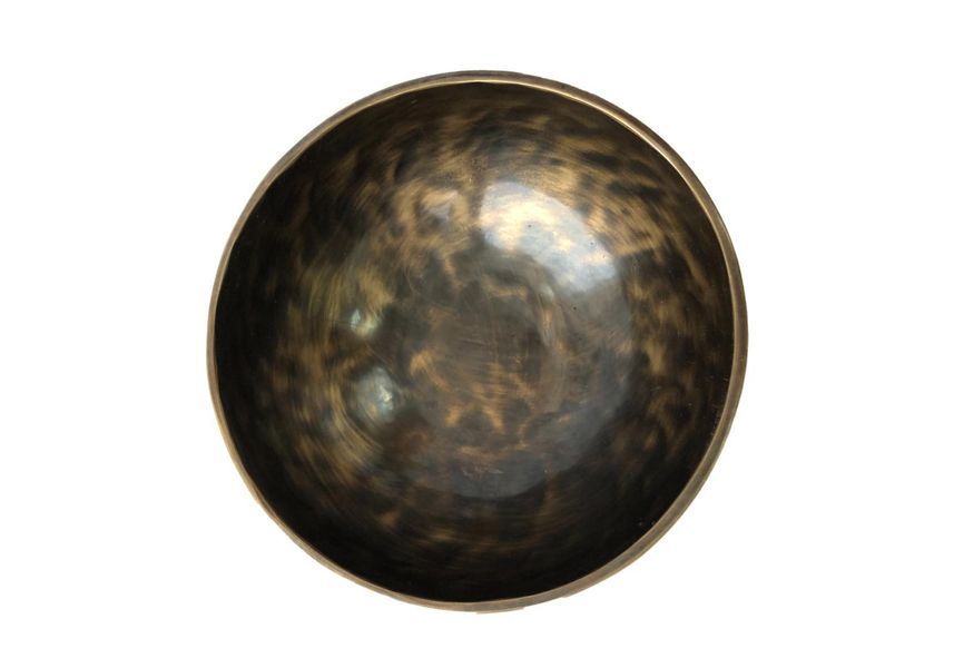 Тибетська співаюча чаша Tiger Eye з різьбленням мантри (D 15 см) rao400TEMC15 фото