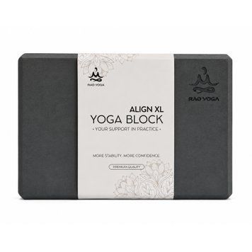 Блок для йоги ALIGN XL RAO 23&times;15&times;7.6 см антрацитовий