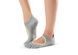 Шкарпетки для йоги ToeSox Full Toe Bellarina Heather Grey With Lime Trim M (39-42.5) 812035024070 фото 1