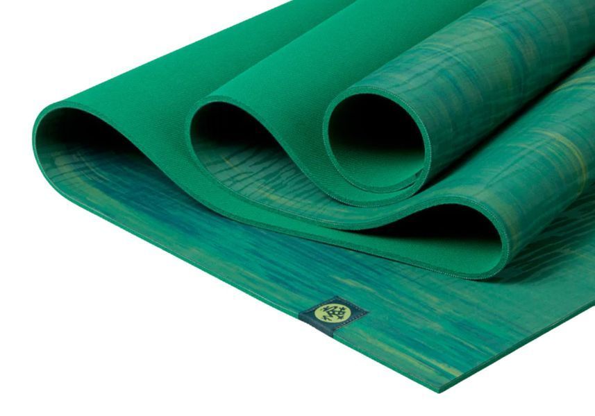 Килимок для йоги Manduka eKO 3.0 Glenn Green Marble 180x66x0.5 см 13E051755 фото