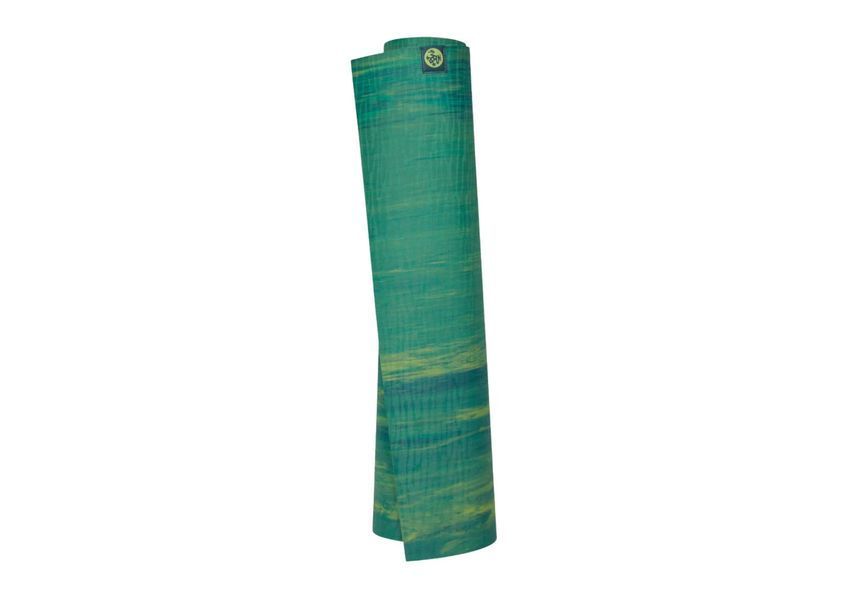 Килимок для йоги Manduka eKO 3.0 Glenn Green Marble 180x66x0.5 см 13E051755 фото