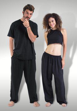 Вільні штани однотонні Base RAO WEAR унісекс OneSize зріст 175-185 см чорний rw402Bblk3 фото
