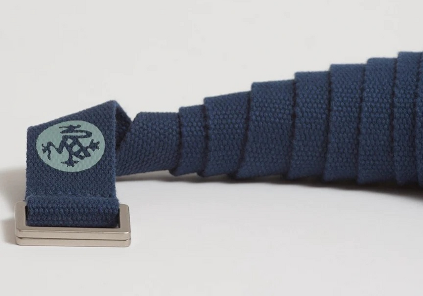 Ремень для йоги Manduka Unfold Yoga Strap Midnight 243x3.2 см 416018030 фото