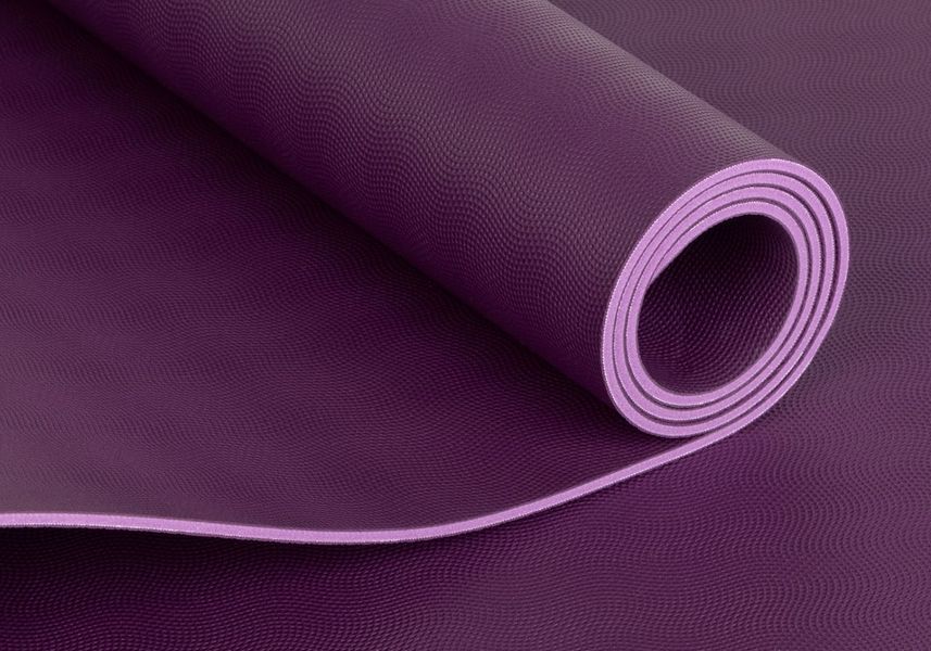 Килимок для йоги Bodhi EcoPro фіолетовий 200x60x0.4 см 658v фото