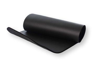 Килимок для йоги, фітнесу та пілатесу Urban Fit Amber 183x61x1 см чорний ar301ufblk фото
