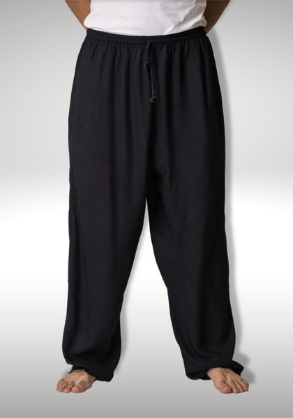 Свободные однотонные штаны Base RAO WEAR унисекс OneSize рост 165-175 см черный rw402Bblk2 фото