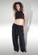Свободные однотонные штаны Base RAO WEAR унисекс OneSize рост 165-175 см черный rw402Bblk2 фото 2