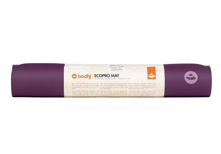 Bodhi EcoPro Purple yoga mat 185x60x0.4 cm