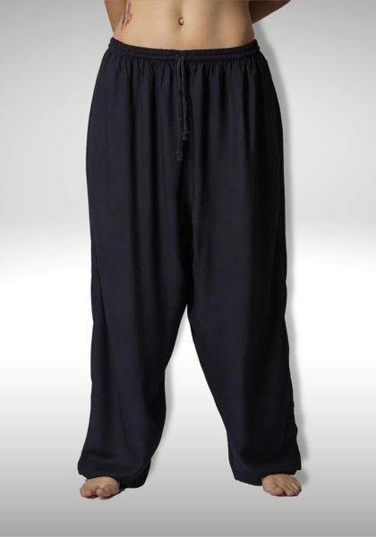 Свободные однотонные штаны Base RAO WEAR унисекс OneSize рост 155-165 см черный rw402Bblk1 фото