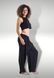Свободные однотонные штаны Base RAO WEAR унисекс OneSize рост 155-165 см черный rw402Bblk1 фото 5