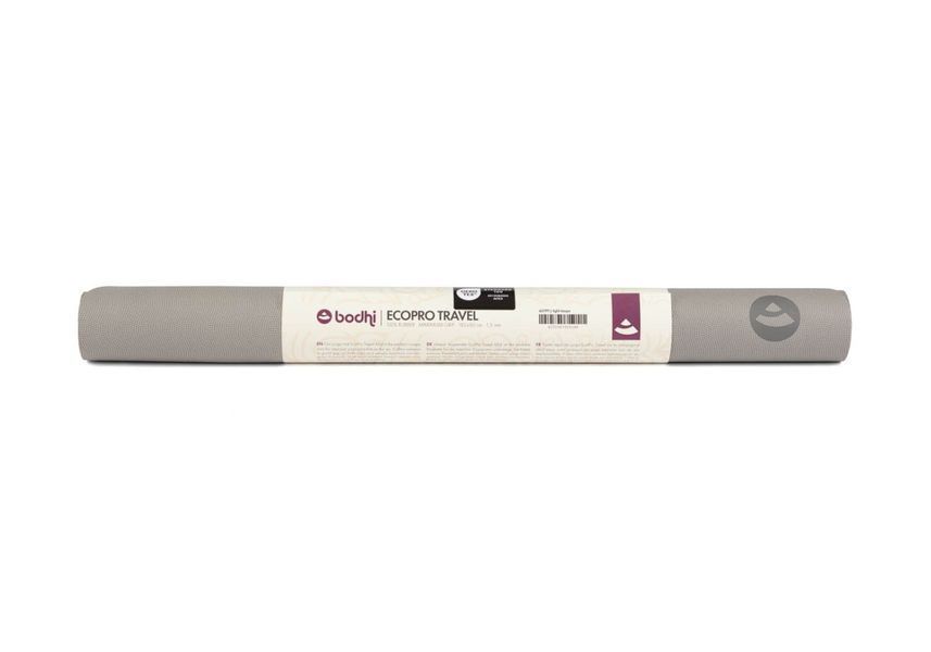 Коврик для йоги Bodhi EcoPro Travel Light Taupe 185x60x0.13 см 657pt фото