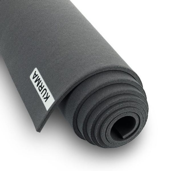 Килимок для йоги Kurma Grip Black 200х100х0.65 см kg100197 фото