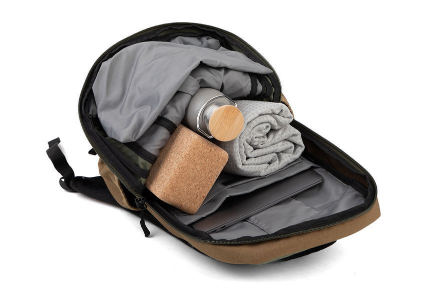 Рюкзак для йоги Yogi Daypack Bodhi 49х34 см зелений/коричневий 914MHG фото