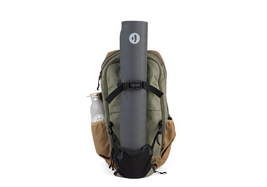 Рюкзак для йоги Yogi Daypack Bodhi 49х34 см зелений/коричневий 914MHG фото