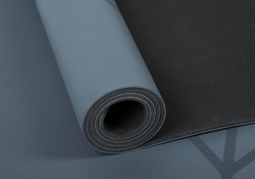 Каучуковий килимок для йоги Bodhi Phoenix Tribalign Blue матовий 185x66x0.4 см 630FBT фото