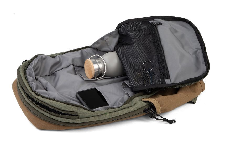Рюкзак для йоги Yogi Daypack Bodhi 49х34 см зелений/коричневий 914MHG фото