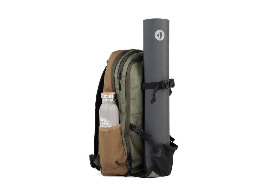 Рюкзак для йоги Yogi Daypack Bodhi 49х34 см зелений/коричневий 914MHG фото