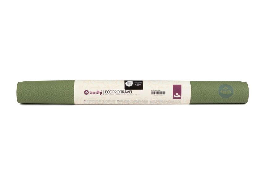 Килимок для йоги Bodhi EcoPro Travel Fern Green 185x60x0.13 см 657fa фото