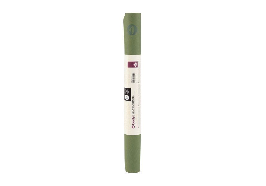 Килимок для йоги Bodhi EcoPro Travel Fern Green 185x60x0.13 см 657fa фото