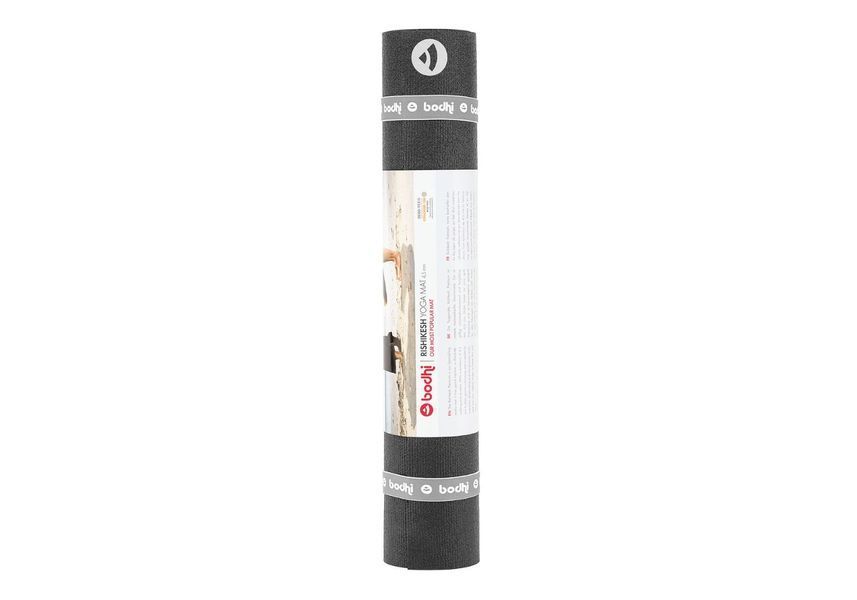 Килимок для йоги Bodhi Rishikesh Premium 60 XL чорний 200x60x0.45 см yrasl фото